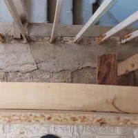 تخت خواب یک نفره چوبی|تخت و سرویس خواب|آران و بیدگل, |دیوار