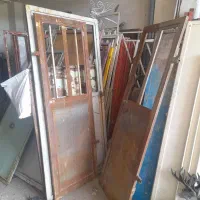 درب و پنجره آهنی دست دوم حفاظ آهنی و....|مصالح و تجهیزات ساختمان|اردبیل, |دیوار