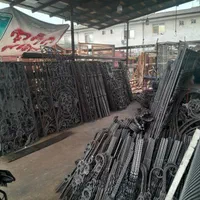 فرفورژه گلهای کادری درب اهن الات افق رشت|مصالح و تجهیزات ساختمان|رشت, فرزانه|دیوار