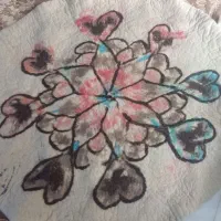 قالیچه نمدی کار دست سنتی نو