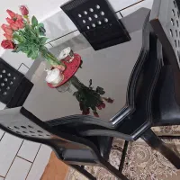 میز غذا خوری چهارنفره|میز و صندلی غذاخوری|الیگودرز, |دیوار