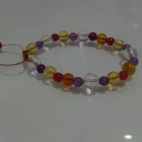 دستبند سیترین و عقیق اصل قیمت استثنایی