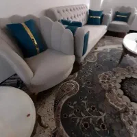مبل راحتی ۷نفره میز برنز|مبلمان خانگی و میز عسلی|زاهدان, |دیوار