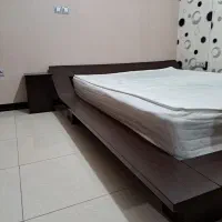 فروش تخت خواب ۲ نفره جنس تمام چوب|تخت و سرویس خواب|شیراز, ریشمک|دیوار