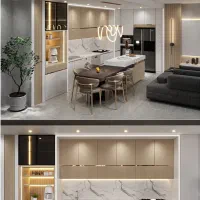 طراحی کناف کابینت دکوراسیون کفپوش دیوارپوش پرده
