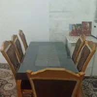 میز ناهار خوری|میز و صندلی غذاخوری|تربت‌حیدریه, چهارراه خواف|دیوار