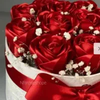 باکس گل ربانی وشمع|صنایع دستی و سایر لوازم تزئینی|لالجین, |دیوار