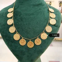 گردنبند سکه ای اماراتی بدون اجرت بدون مالیات