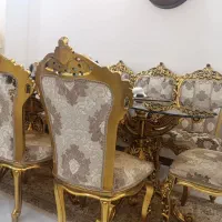 میز ناهار خوری استیل هشت نفره|میز و صندلی غذاخوری|پردیس, فاز ۸|دیوار