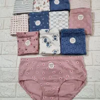 شورت زنانه نخ پنبه چاپی تیپ لاکرا ۳رنگ