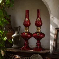 یه جفت چراغ گرد سوز نو شاه عباسی