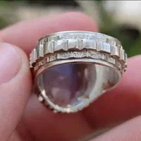 انگشتر نقره دستساز شهریار مدل رولکسی|بدلیجات|تهران, نیروی هوایی (پیروزی)|دیوار