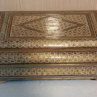 جعبه خاتم کاری چوبی دست ساز