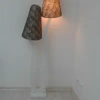 آباژور چوبی دوقلو