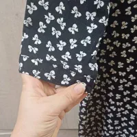 شومیز سفیدمشکی نو سایز۴۰