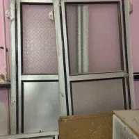 درب سرویس آلومینیوم تمیز