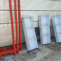 فروش پایه L و قفسه جاحبوباتی فلزی با 3 تانگهدارنده