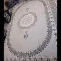 جفت فرش ۹ متری ۷۰۰ شانه گل برجسته