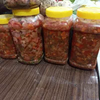 سالاد و سرکه خونگی