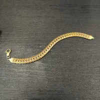 دستبند کارتیر طلا بدون اجرت با فاکتور