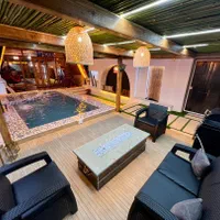 اجاره روزانه کلبه استخر جکوزی روباز ابگرم سرو|اجارهٔ کوتاه‌مدت ویلا و باغ|رامسر, |دیوار