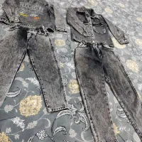 ست لباس کت و شلوار لی سایز 50و55