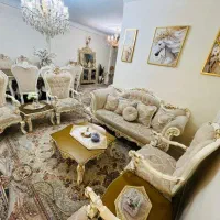 سرویس مبلمان و ناهار خوری کلاسیک سفید طلایی|مبلمان خانگی و میز عسلی|تهران, دردشت|دیوار