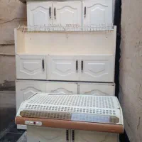 کابینت فلزی ۳ متر دیواری وزمینی همراه باسینک وشیر|مصالح و تجهیزات ساختمان|آران و بیدگل, |دیوار