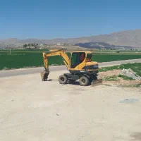 مینی بیل هیوندا لاستیکی