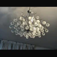 لوستر کریستالی|لوستر و چراغ آویز|خمینی‌شهر, |دیوار