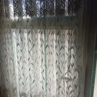 فروش فوری پرده حریر گل برجسته