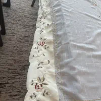 رو میزی مربع گلدوزی شده طلا کوب|پرده، رانر، رومیزی|تهران, صادقیه|دیوار