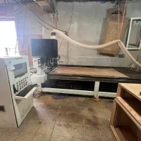 دستگاه cnc تخت  برای ام دی اف و چوب