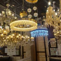 کریستالی مدرن|لوستر و چراغ آویز|مشهد, شایه|دیوار