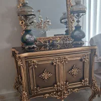 اینه کنسول چوبی