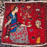 پشتی دست بافت