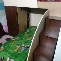 تخت دوطبقه نوجوان|تخت و سرویس خواب|بجنورد, |دیوار