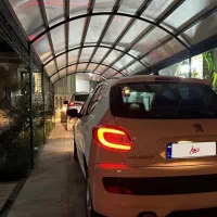 207 پاناروما دنده ای tu5 بی رنگ 1400|خودرو سواری و وانت|رشت, گلسار|دیوار