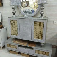 ست آیینه کنسول میز تی وی