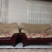 مبل چرم و میز،ناهارخوری و ساعت ایستاده حمل رایگان