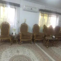 فروش فوری مبلمان سلطنتی ۹ نفره|مبلمان خانگی و میز عسلی|لاهیجان, کوی آزادگان|دیوار
