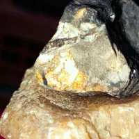 دو نمونه شهاب سنگ الماس دار الماس سیاه|کلکسیون اشیاء عتیقه|نورآباد ممسنی, |دیوار