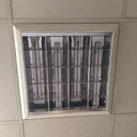 تعداد ۱۶عددقاب مهتابی ۶۰*۶۰ تایلی ۴لامپ  بالامپ.