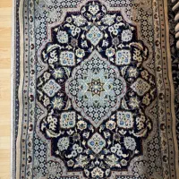 فرش دستباف نائین اعلا - گل ابریشم