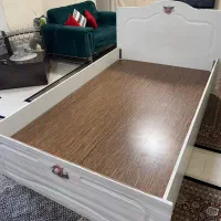 تخت خواب چوبی در ابعاد ۲در ۱۲۰( یک و نیم نفره )|تخت و سرویس خواب|کرج, گلشهر|دیوار