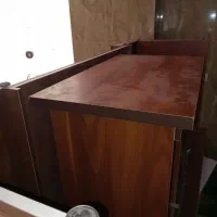 میز مدیریتی ال دار نما چرمی و صندلی اداری|مبلمان اداری|تبریز, |دیوار