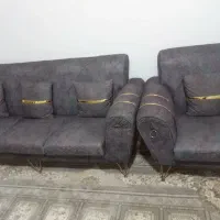 مبل راحتی مدل اسکارلت پایه فلزی پارچه خارجی|مبلمان خانگی و میز عسلی|برخوار, |دیوار