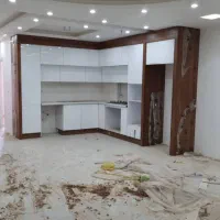 ساخت کمد دیواری کابینت تی وی روم|جاکفشی، کمد، دراور|اهواز, شریعتی جنوبی|دیوار