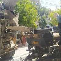 نیازمند دو نفر کارگر پمپ زمینی بتن