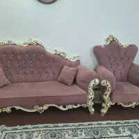 مبل ۹ نفره کلاسیک با میز غذاخوری ۸ نفره